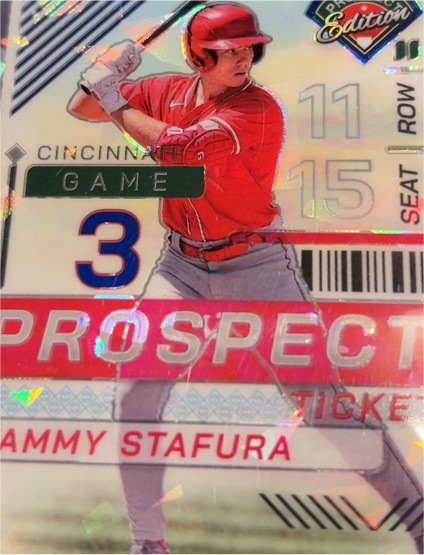 2024 Panini Prospect Edition #11 Sammy Stafura — front