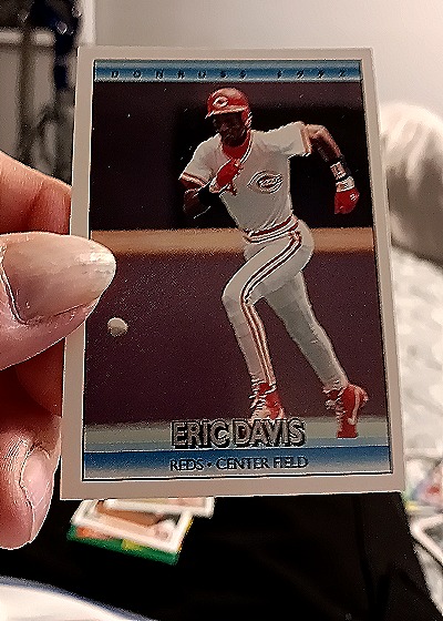 1992 Donruss #503 Eric Davis — front
