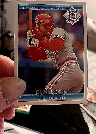1992 Donruss #424 Chris Sabo — front