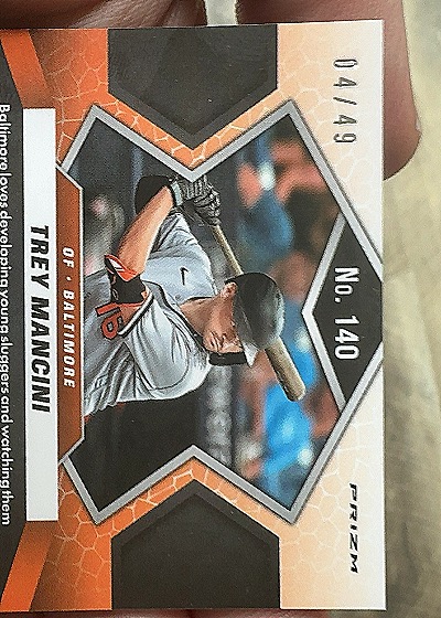 2022 Panini Mosaic #140 Trey Mancini — back