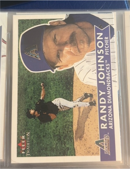 2001 Fleer Tradition #182 Randy Johnson — front