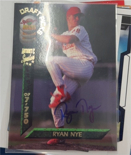 1994 Signature Rookies Draft Picks #49 Ryan Nye — front