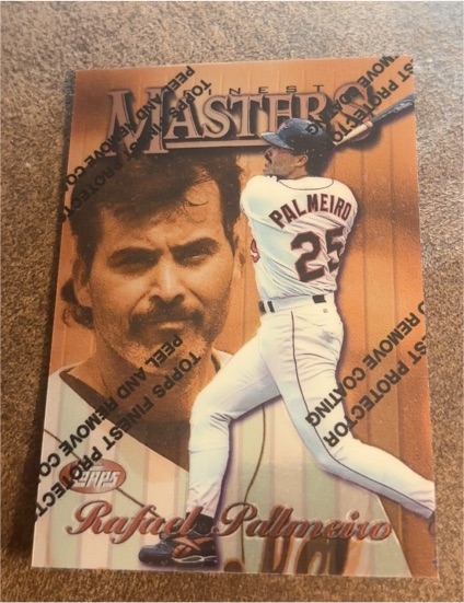 1997 Topps Finest #60 Rafael Palmeiro — front