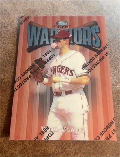 1997 Topps Finest #44 Will Clark — front