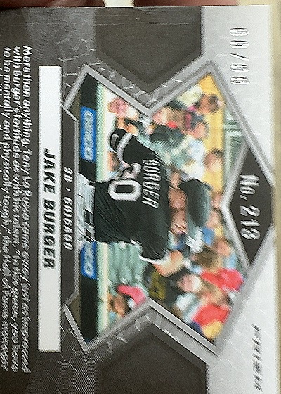 2022 Panini Mosaic #213 Jake Burger — back