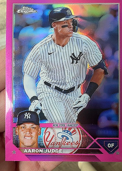 2023 Topps Chrome #62 Aaron Judge — front