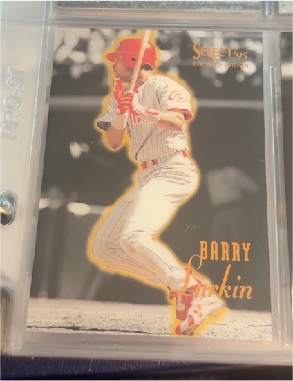 1995 Select Certified Edition #27 Barry Larkin — front