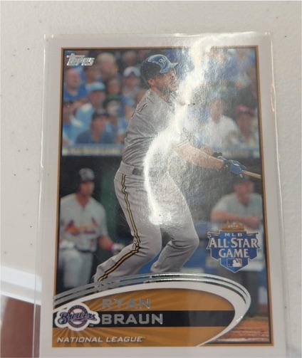 2012 Topps Update #US271 Ryan Braun — front