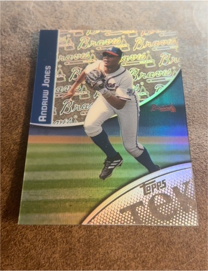 2000 Topps Tek #9 Andruw Jones — front