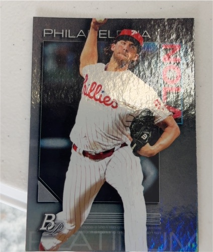 2020 Bowman Platinum #70 Aaron Nola — front