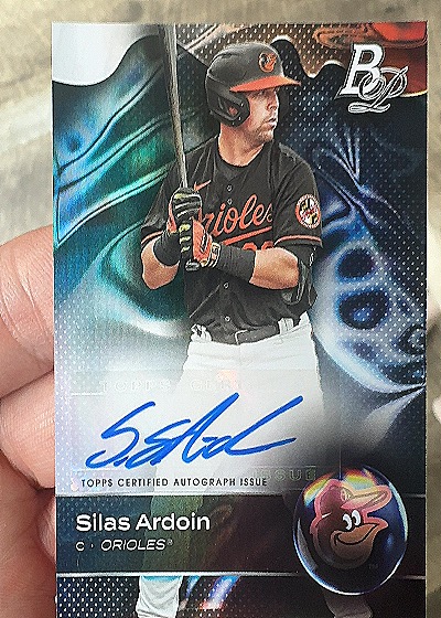 2023 Bowman Platinum #TOP-88 Silas Ardoin — front