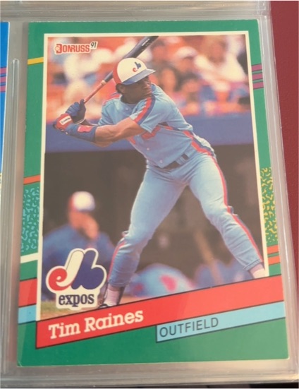 1991 Donruss #457 Tim Raines — front