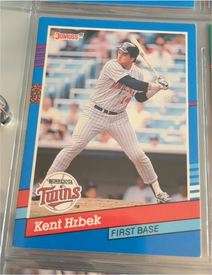 1991 Donruss #95 Kent Hrbek — front