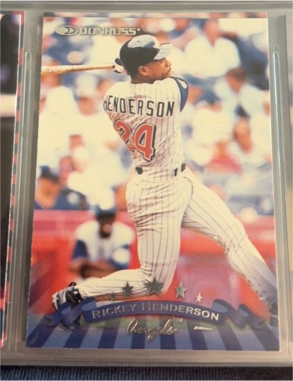 1998 Donruss #118 Rickey Henderson Anaheim Angels — front