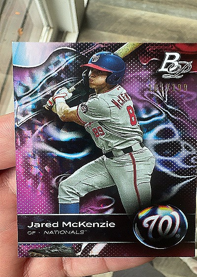 2023 Bowman Platinum #TOP-4 Jared McKenzie — front