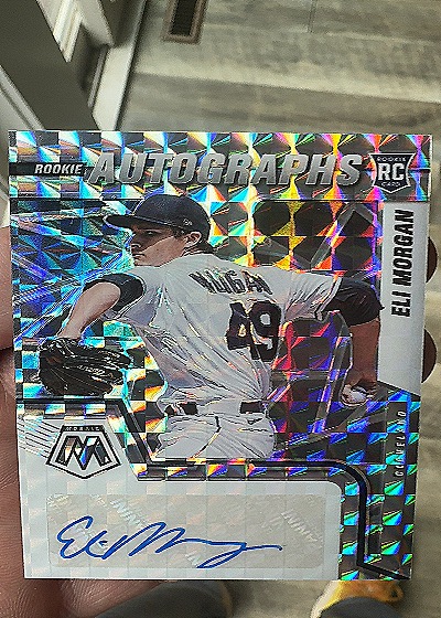 2022 Panini Mosaic Baseball #RAM-EM Eli Morgan — front