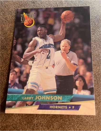1993-94 Fleer Ultra #22 Larry Johnson — front