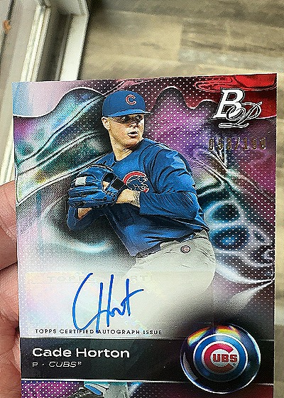 2023 Bowman Platinum Top Prospects #TOP-27 Cade Horton — front