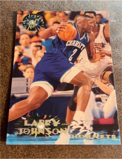 1995-96 Stadium Club #283 Larry Johnson — front