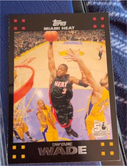 2007-08 Topps #3 Dwyane Wade — front