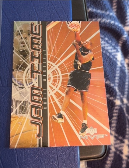 1999-00 Upper Deck MVP Jam Time #JT5 Chris Webber Sacramento Kings — front