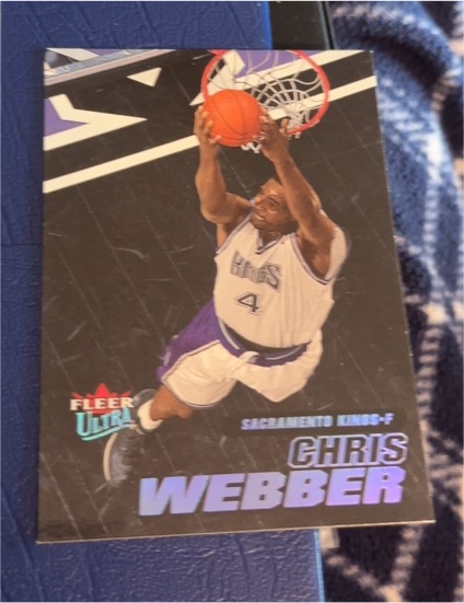 2000-01 Fleer Ultra #35 Chris Webber — front