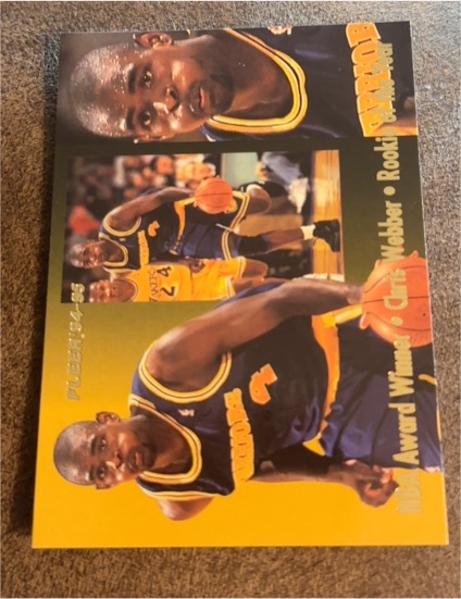 1994-95 Fleer #4 Chris Webber NBA Award Winners — front