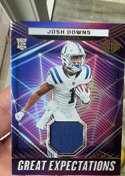 2023 Panini Illusions Great Expectations #GE-JD Josh Downs — front