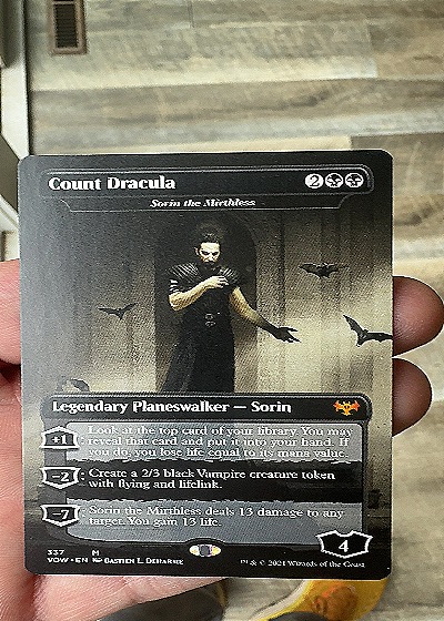 2021 Magic: The Gathering #337 Count Dracula - Sorin the Mirthless — front