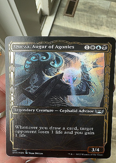 2022 Magic: The Gathering Streets of New Capenna #326 Queza, Augur of Agonies — front