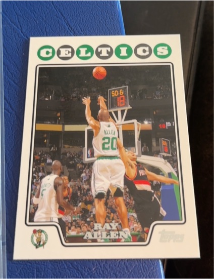2008-09 Topps #20 Ray Allen — front
