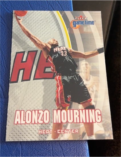 2000-01 Fleer Game Time #10 Alonzo Mourning — front