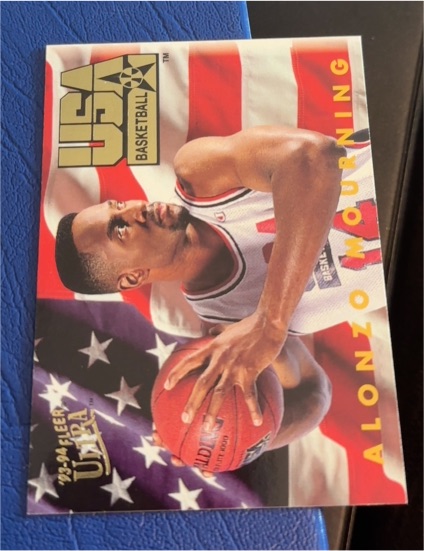 1993-94 Fleer Ultra #367 Alonzo Mourning — front