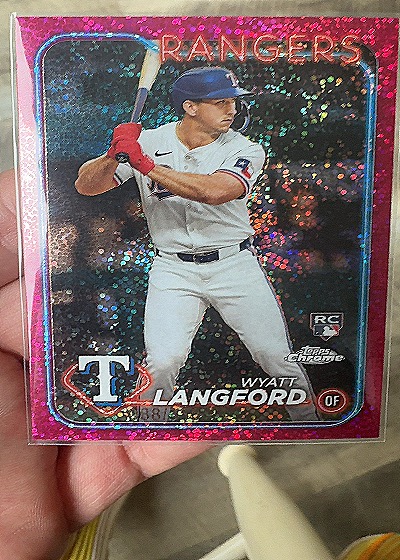 2024 Topps Chrome #122 Wyatt Langford — front