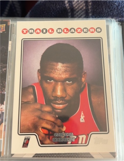 2008-09 Topps #165 Greg Oden — front