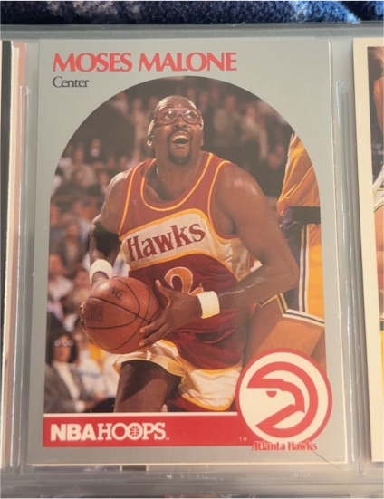 1990 NBA Hoops #31 Moses Malone — front