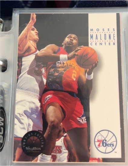1993-94 SkyBox Premium #265 Moses Malone — front