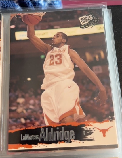 2006 Press Pass #2 LaMarcus Aldridge — front