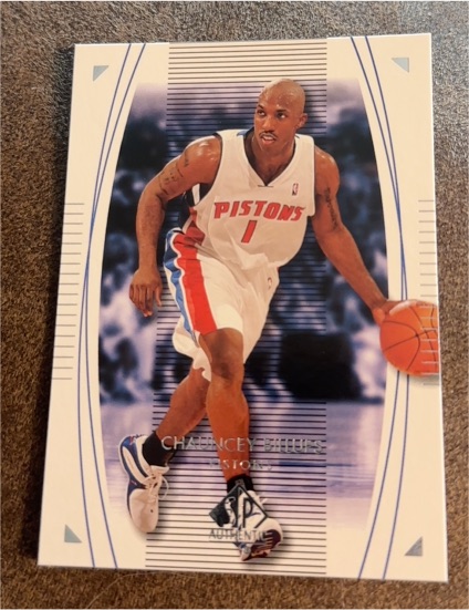 2003-04 SP Authentic #20 Chauncey Billups — front