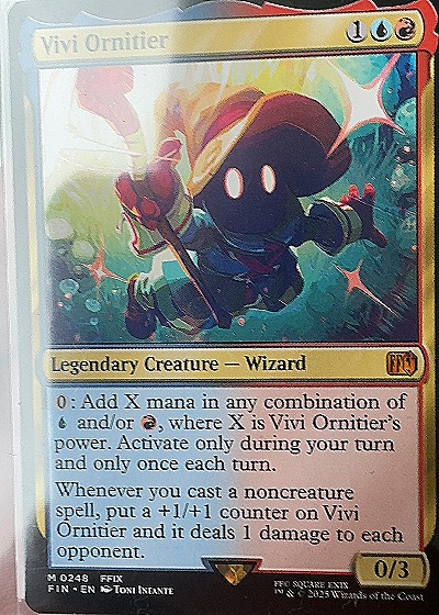 Magic: The Gathering Final Fantasy #248 Vivi Ornitier — front