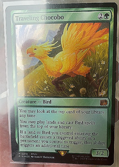 2023 Magic: The Gathering #210 Traveling Chocobo — front
