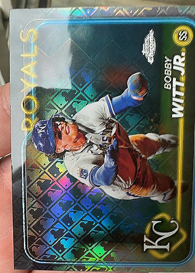2024 Topps Chrome #120 Bobby Witt Jr. — front