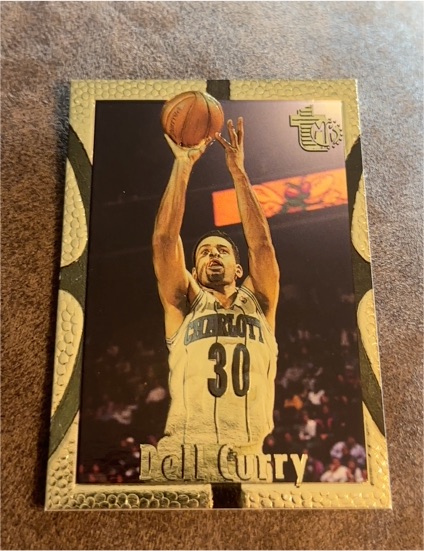 1994-95 Topps Embossed #10 Dell Curry — front