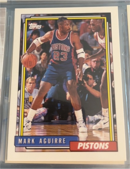 1992-93 Topps #86 Mark Aguirre — front