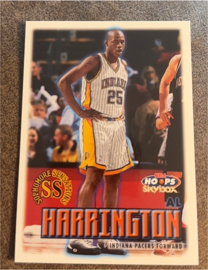 1999-00 Skybox Hoops #5 Al Harrington — front