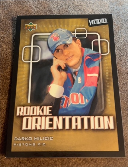2003-04 Upper Deck Victory #102 Darko Milicic Rookie Orientation — front