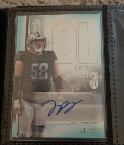 2024 Topps Signature Class #RCA-JP Jackson Powers-Johnson — front