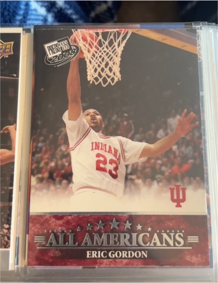 2008 Press Pass All Americans Eric Gordon — front