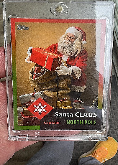 2024 Topps Holiday Santa Claus Captain North Pole TSA-53 — front
