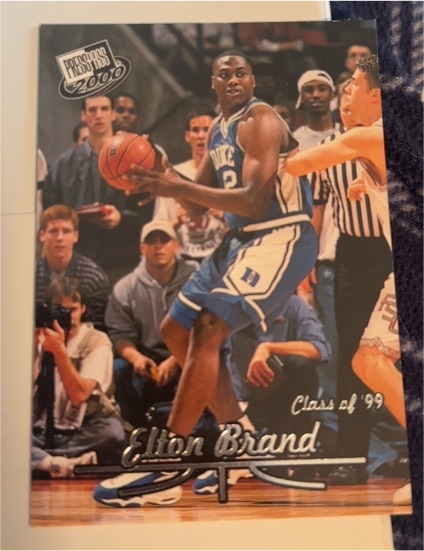 2000 Press Pass #34 Elton Brand — front